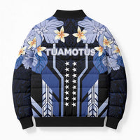 French Polynesia Tuamotu Archipelago Bomber Puffer Jacket Polynesian Pattern Unique Style