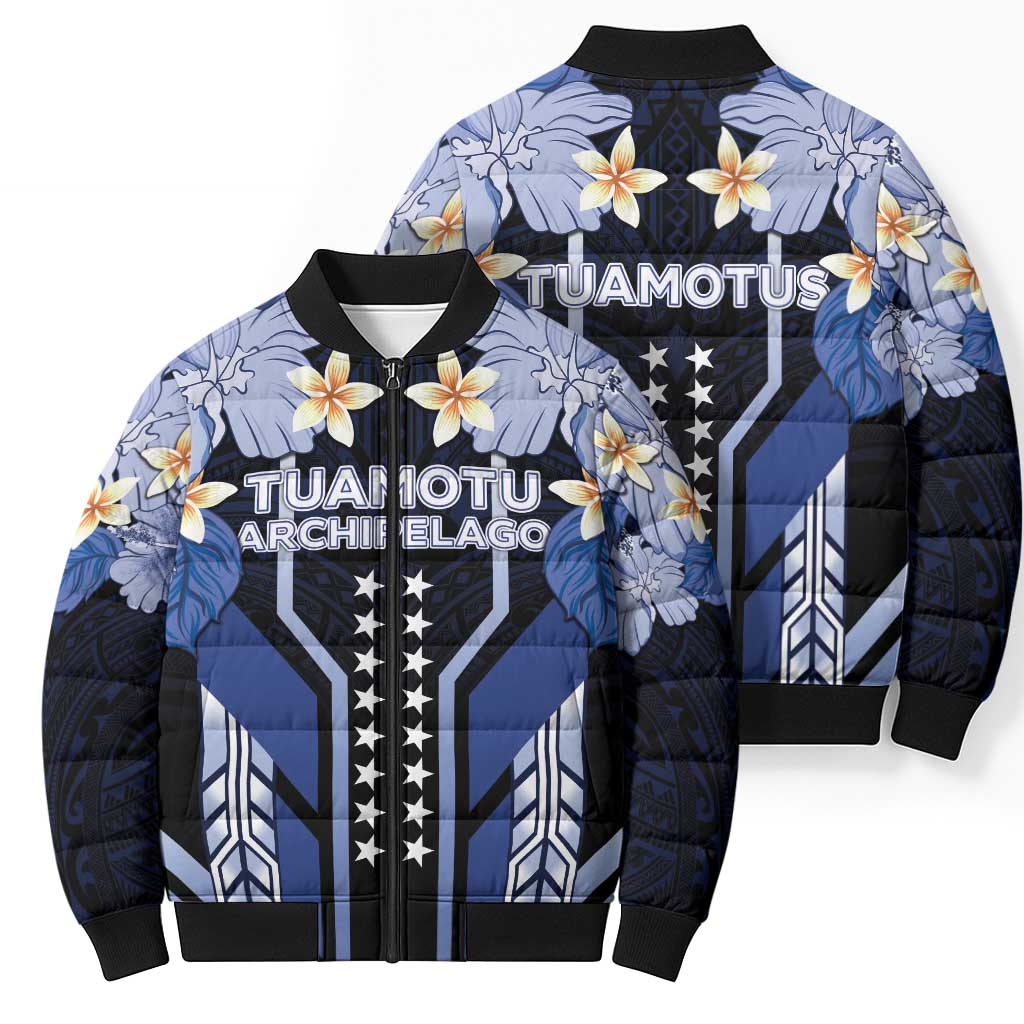 French Polynesia Tuamotu Archipelago Bomber Puffer Jacket Polynesian Pattern Unique Style