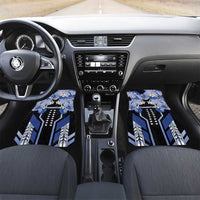 French Polynesia Tuamotu Archipelago Car Mats Polynesian Pattern Unique Style LT05 Set 2pcs - Front Navy - Polynesian Pride
