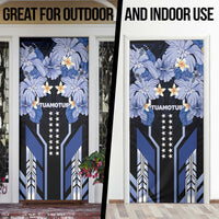 French Polynesia Tuamotu Archipelago Door Cover Polynesian Pattern Unique Style