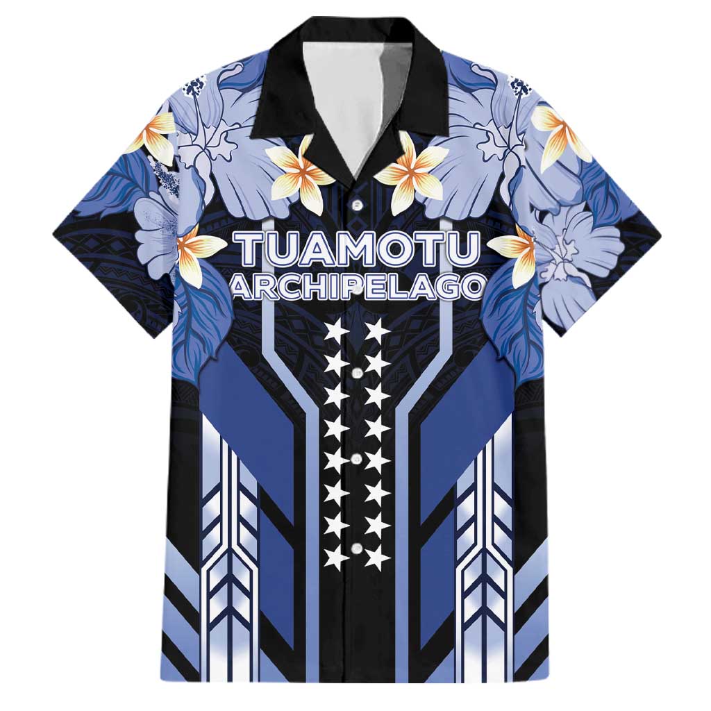 French Polynesia Tuamotu Archipelago Family Matching Off The Shoulder Long Sleeve Dress and Hawaiian Shirt Polynesian Pattern Unique Style LT05 Dad's Shirt - Short Sleeve Navy - Polynesian Pride