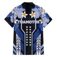 French Polynesia Tuamotu Archipelago Family Matching Off Shoulder Short Dress and Hawaiian Shirt Polynesian Pattern Unique Style