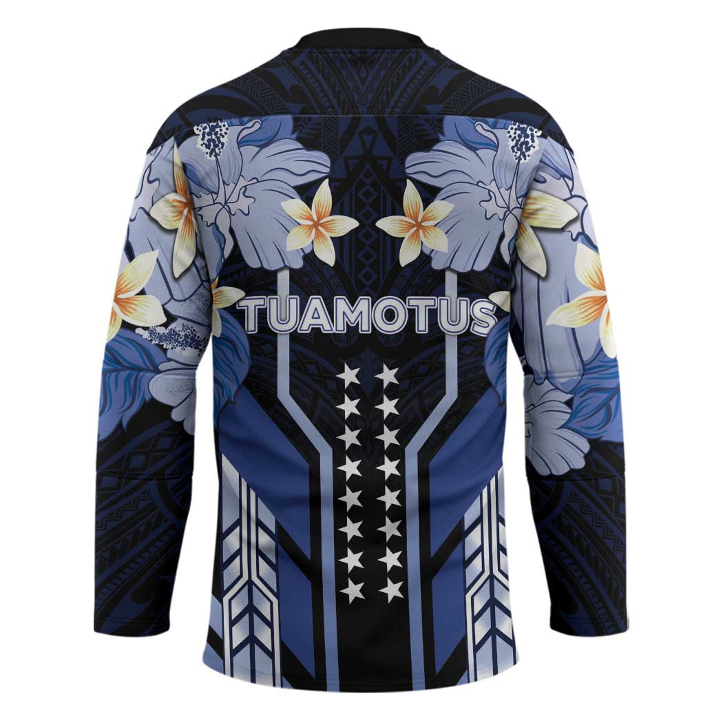 French Polynesia Tuamotu Archipelago Hockey Jersey Polynesian Pattern Unique Style LT05 - Polynesian Pride