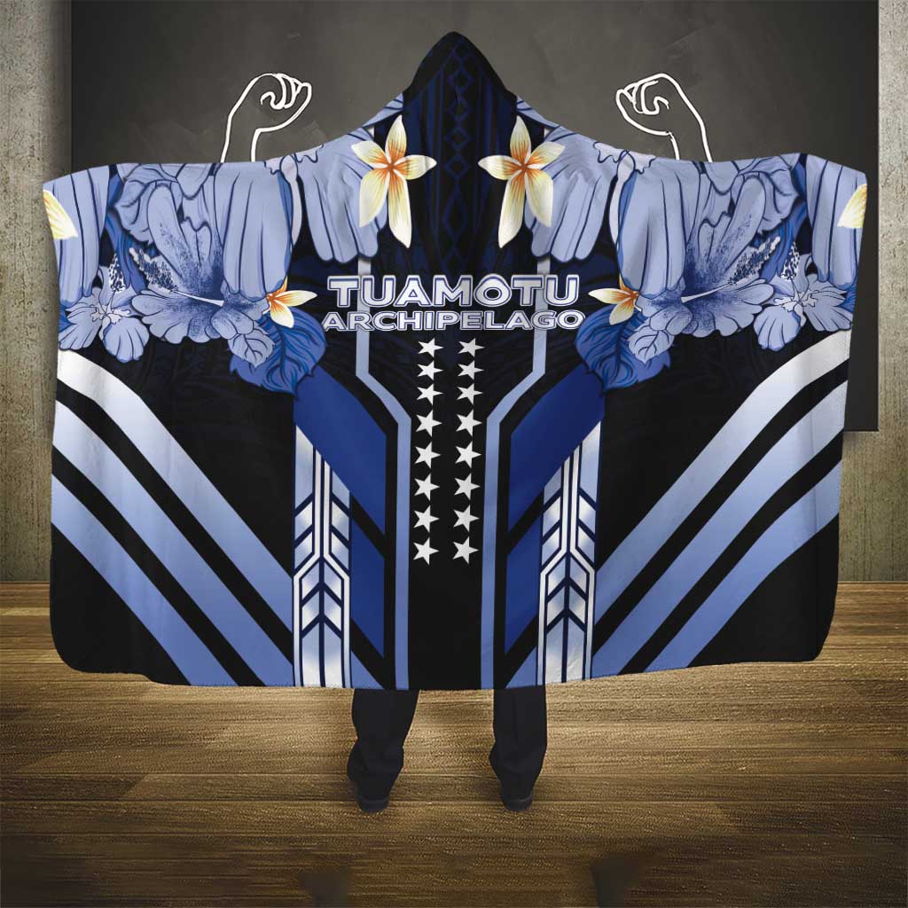 French Polynesia Tuamotu Archipelago Hooded Blanket Polynesian Pattern Unique Style LT05 - Polynesian Pride