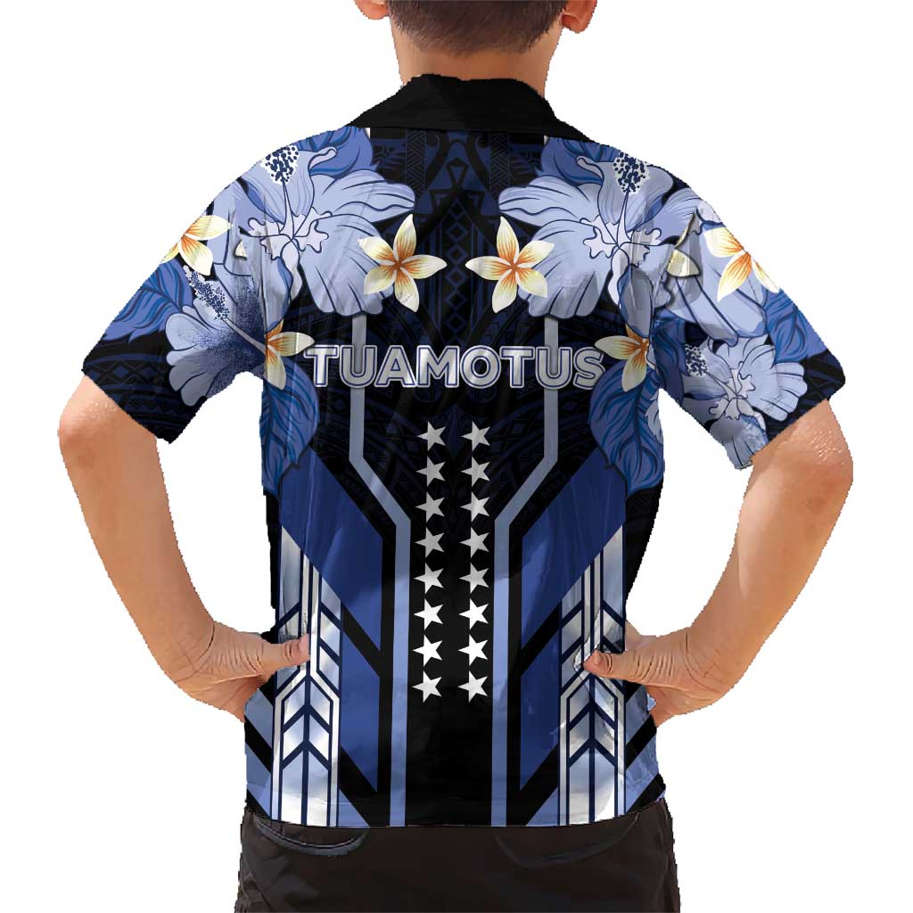 French Polynesia Tuamotu Archipelago Kid Hawaiian Shirt Polynesian Pattern Unique Style