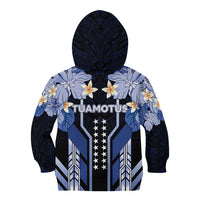 French Polynesia Tuamotu Archipelago Kid Hoodie Polynesian Pattern Unique Style