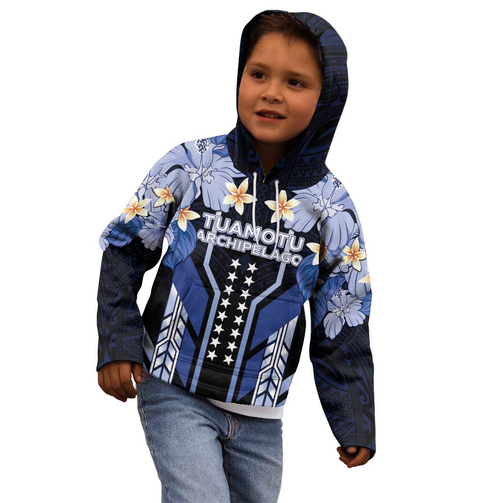 French Polynesia Tuamotu Archipelago Kid Hoodie Polynesian Pattern Unique Style