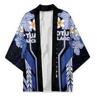 French Polynesia Tuamotu Archipelago Kimono Polynesian Pattern Unique Style LT05 Unisex Navy - Polynesian Pride