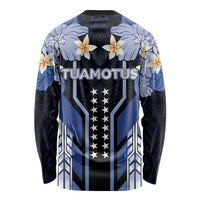 French Polynesia Tuamotu Archipelago Long Sleeve Shirt Polynesian Pattern Unique Style