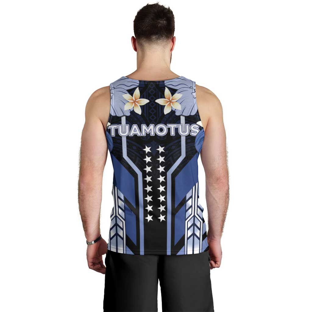 French Polynesia Tuamotu Archipelago Men Tank Top Polynesian Pattern Unique Style LT05 - Polynesian Pride