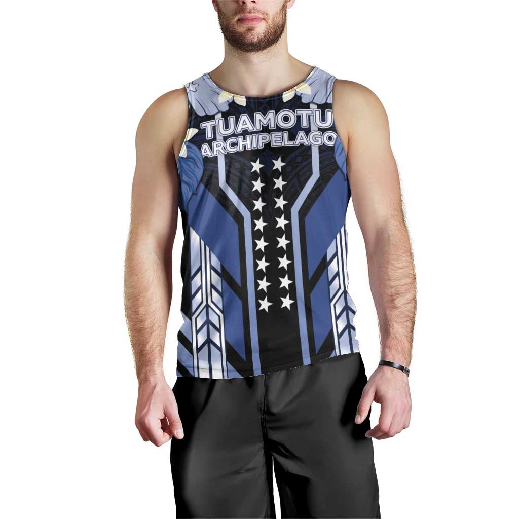 French Polynesia Tuamotu Archipelago Men Tank Top Polynesian Pattern Unique Style LT05 - Polynesian Pride