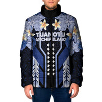 French Polynesia Tuamotu Archipelago Padded Jacket Polynesian Pattern Unique Style
