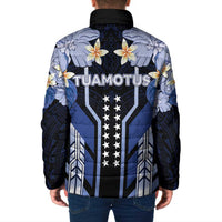 French Polynesia Tuamotu Archipelago Padded Jacket Polynesian Pattern Unique Style