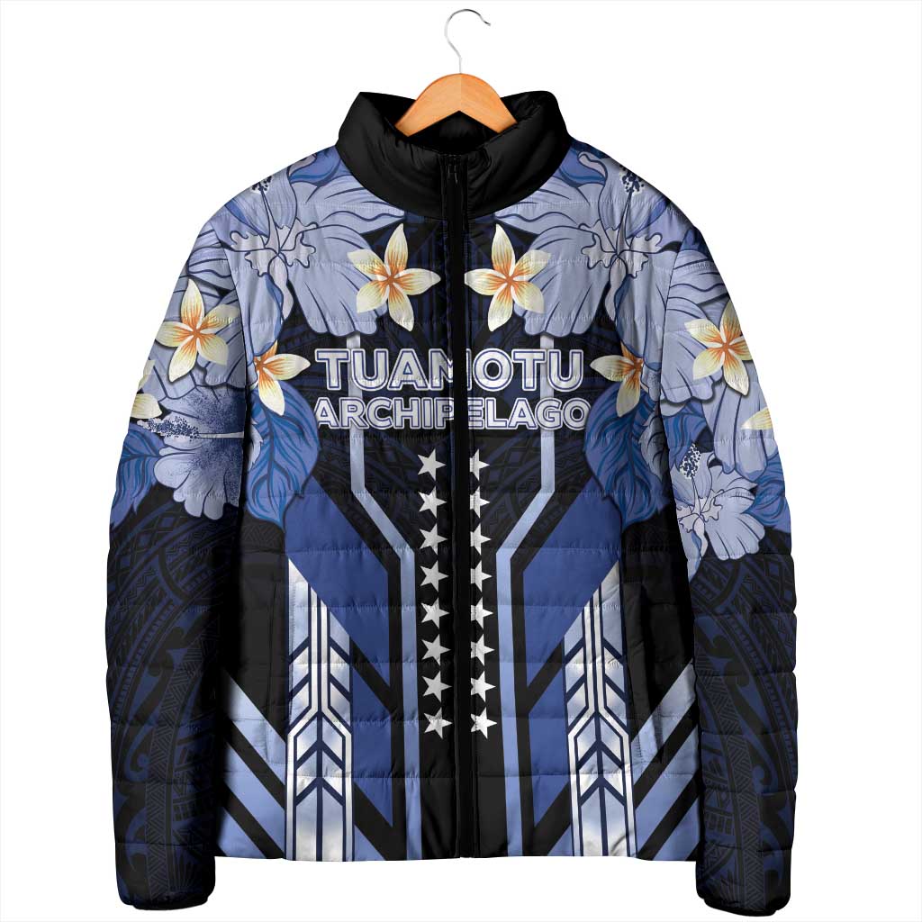 French Polynesia Tuamotu Archipelago Padded Jacket Polynesian Pattern Unique Style