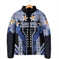 French Polynesia Tuamotu Archipelago Padded Jacket Polynesian Pattern Unique Style