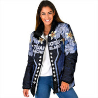 French Polynesia Tuamotu Archipelago Padded Jacket Polynesian Pattern Unique Style
