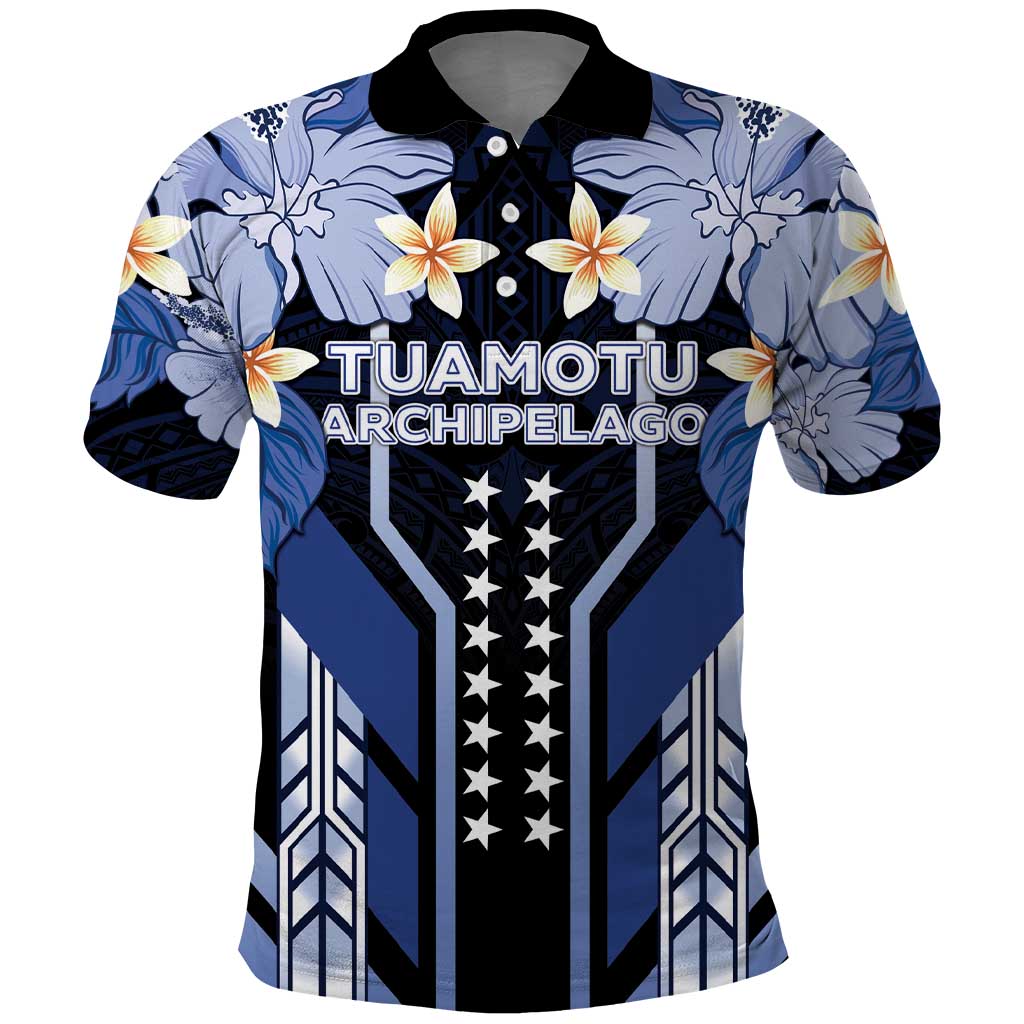 French Polynesia Tuamotu Archipelago Polo Shirt Polynesian Pattern Unique Style LT05 Navy - Polynesian Pride