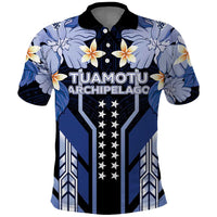 French Polynesia Tuamotu Archipelago Polo Shirt Polynesian Pattern Unique Style LT05 Navy - Polynesian Pride