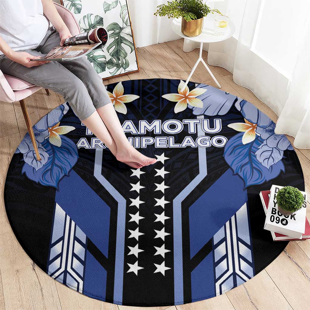 French Polynesia Tuamotu Archipelago Round Carpet Polynesian Pattern Unique Style LT05 - Polynesian Pride