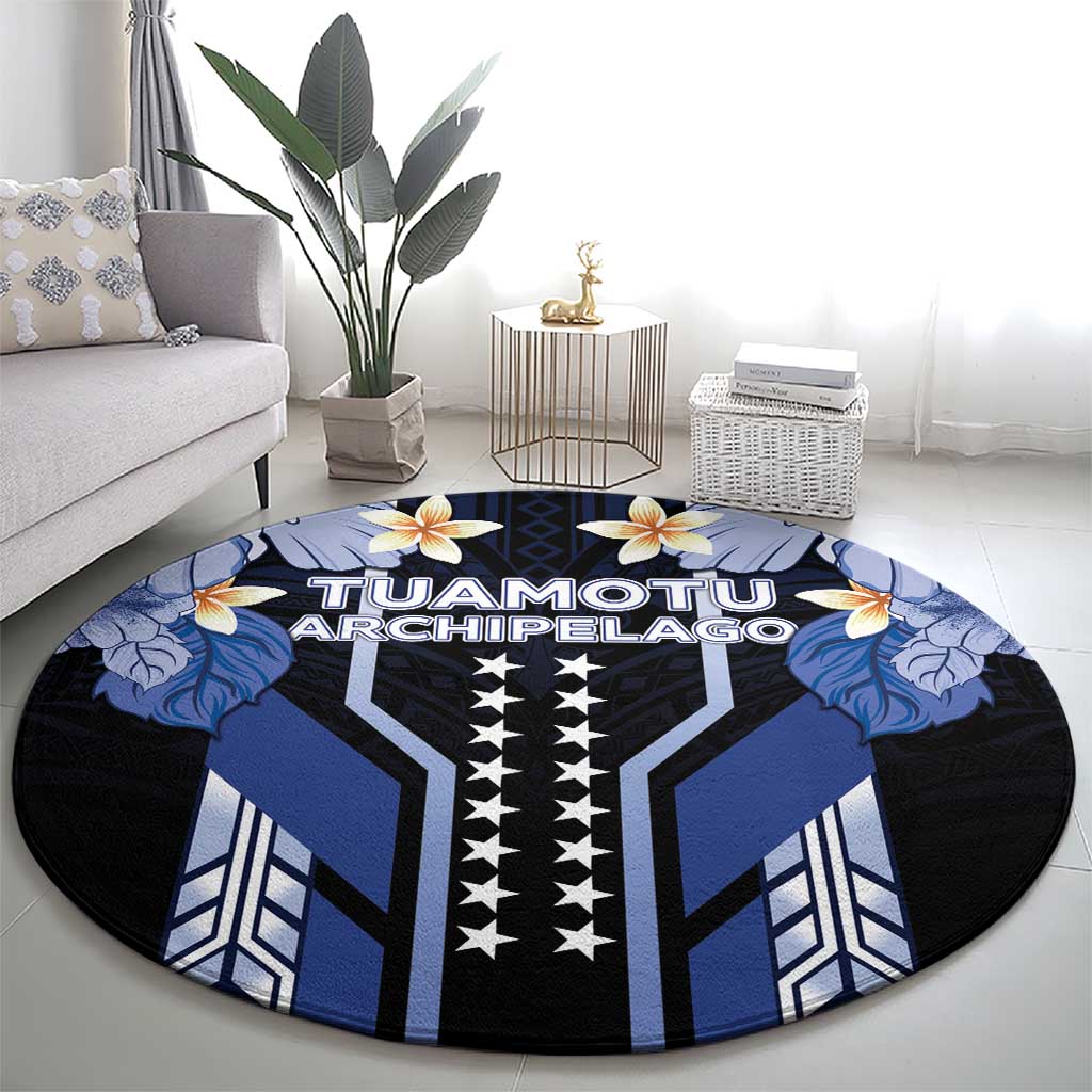 French Polynesia Tuamotu Archipelago Round Carpet Polynesian Pattern Unique Style LT05 - Polynesian Pride