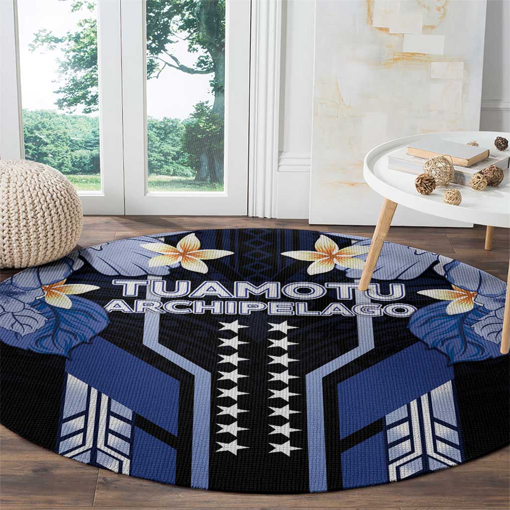 French Polynesia Tuamotu Archipelago Round Carpet Polynesian Pattern Unique Style LT05 - Polynesian Pride