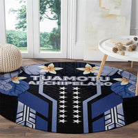 French Polynesia Tuamotu Archipelago Round Carpet Polynesian Pattern Unique Style LT05 - Polynesian Pride