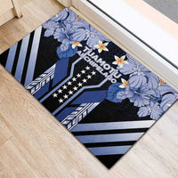 French Polynesia Tuamotu Archipelago Rubber Doormat Polynesian Pattern Unique Style