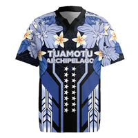 French Polynesia Tuamotu Archipelago Rugby Jersey Polynesian Pattern Unique Style LT05 Navy - Polynesian Pride