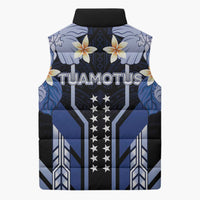 French Polynesia Tuamotu Archipelago Sleeveless Puffer Jacket Polynesian Pattern Unique Style LT05 - Polynesian Pride