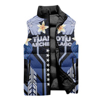 French Polynesia Tuamotu Archipelago Sleeveless Puffer Jacket Polynesian Pattern Unique Style LT05 - Polynesian Pride