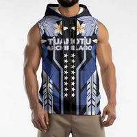 French Polynesia Tuamotu Archipelago Sleeveless Zip Hoodie Polynesian Pattern Unique Style LT05 - Polynesian Pride
