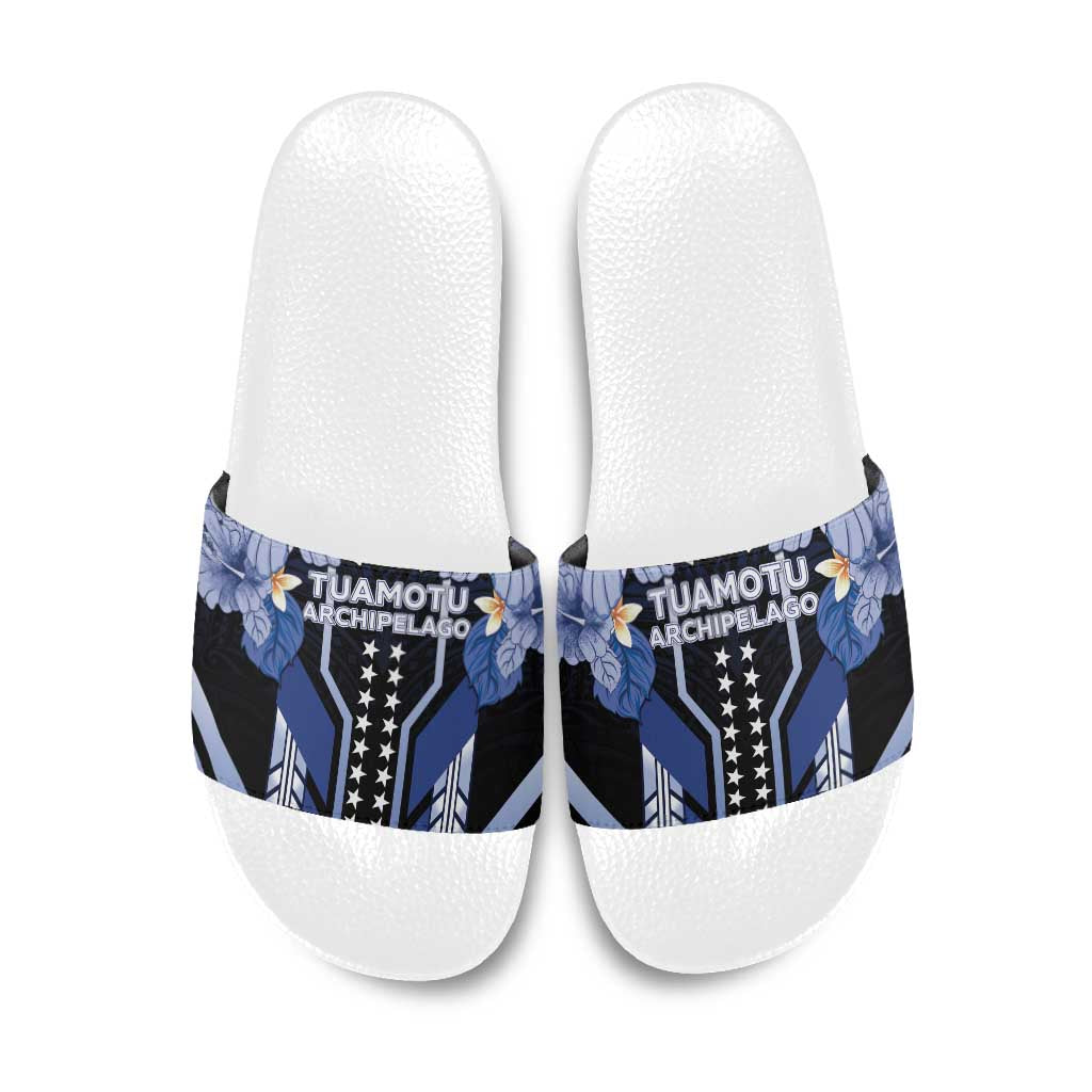 French Polynesia Tuamotu Archipelago Slide Sandals Polynesian Pattern Unique Style