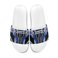 French Polynesia Tuamotu Archipelago Slide Sandals Polynesian Pattern Unique Style