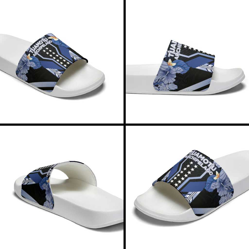 French Polynesia Tuamotu Archipelago Slide Sandals Polynesian Pattern Unique Style