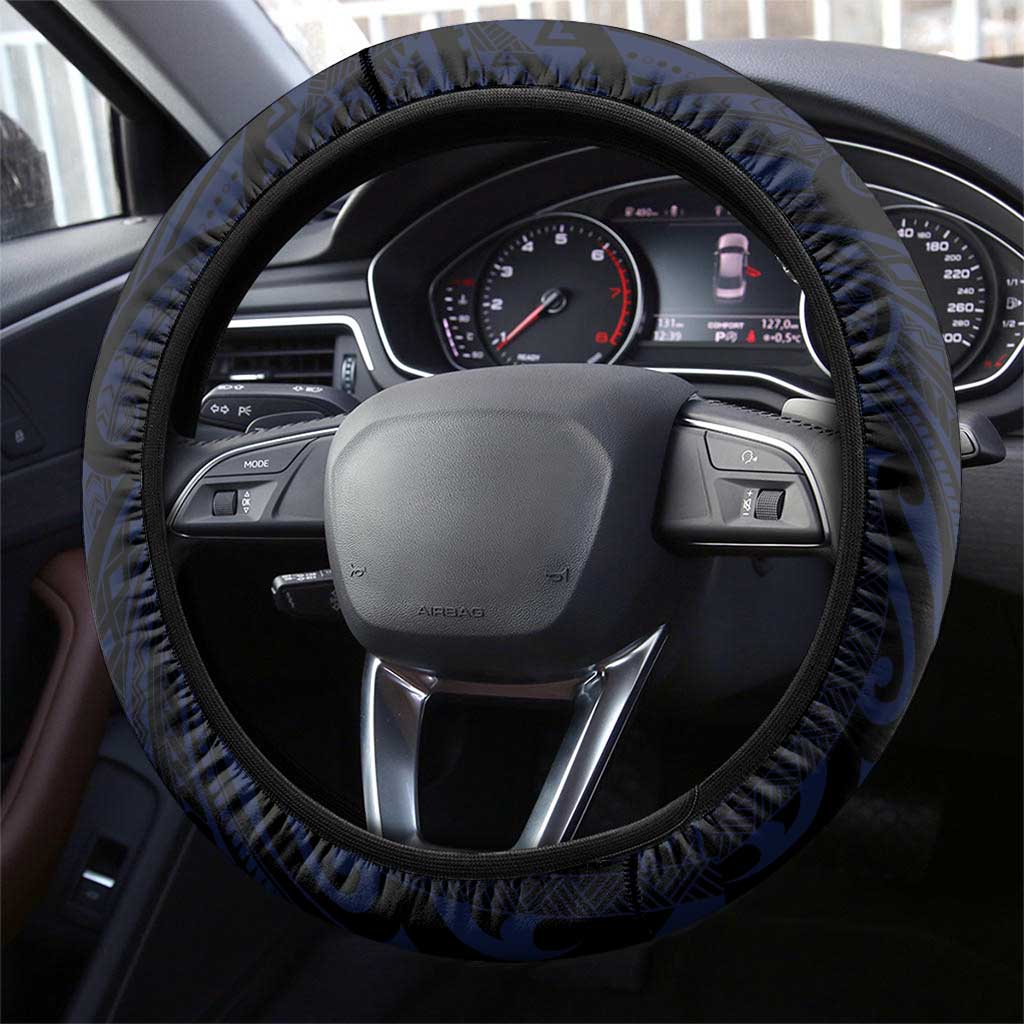 French Polynesia Tuamotu Archipelago Steering Wheel Cover Polynesian Pattern Unique Style LT05 - Polynesian Pride