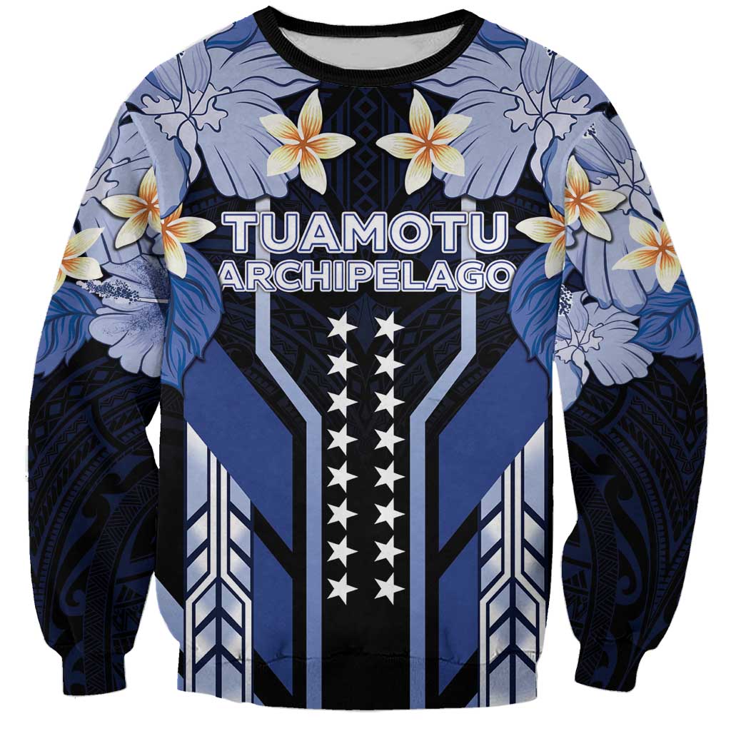 French Polynesia Tuamotu Archipelago Sweatshirt Polynesian Pattern Unique Style LT05 Unisex Navy - Polynesian Pride