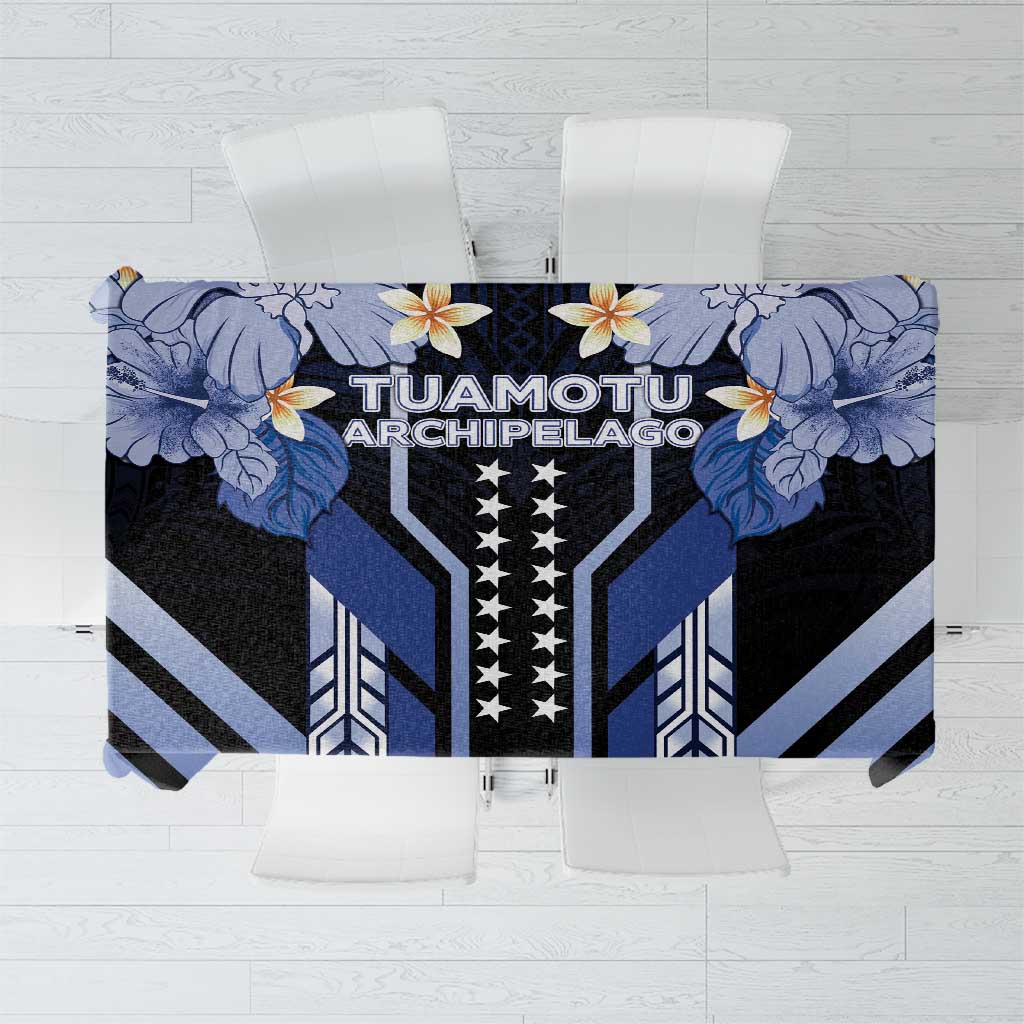 French Polynesia Tuamotu Archipelago Tablecloth Polynesian Pattern Unique Style LT05 Navy - Polynesian Pride