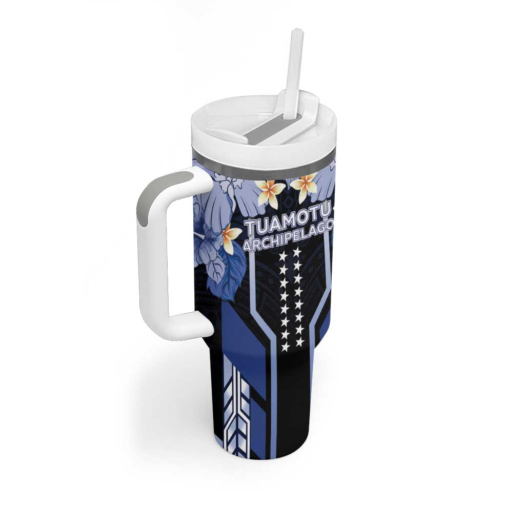 French Polynesia Tuamotu Archipelago Tumbler With Handle Polynesian Pattern Unique Style LT05 - Polynesian Pride