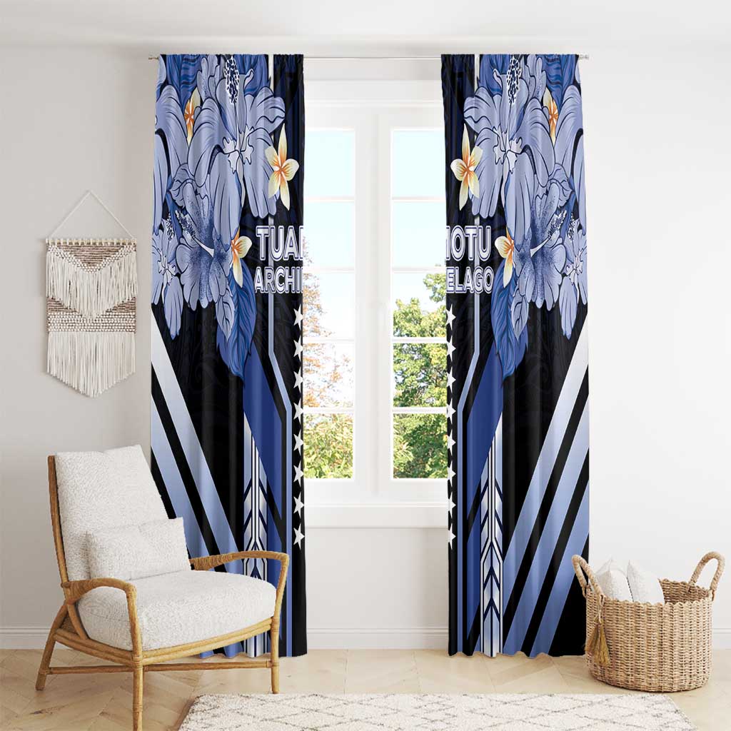 French Polynesia Tuamotu Archipelago Window Curtain Polynesian Pattern Unique Style LT05 - Polynesian Pride