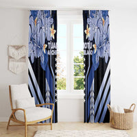 French Polynesia Tuamotu Archipelago Window Curtain Polynesian Pattern Unique Style LT05 - Polynesian Pride