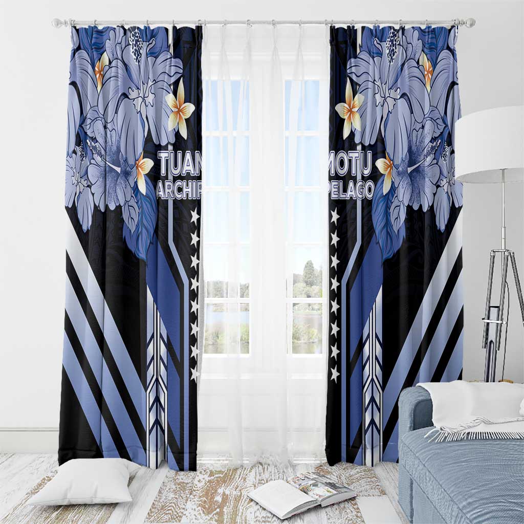 French Polynesia Tuamotu Archipelago Window Curtain Polynesian Pattern Unique Style LT05 - Polynesian Pride