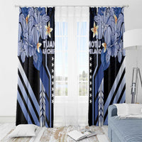 French Polynesia Tuamotu Archipelago Window Curtain Polynesian Pattern Unique Style LT05 - Polynesian Pride