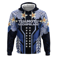French Polynesia Tuamotu Archipelago Zip Hoodie Polynesian Pattern Unique Style LT05 Pullover Hoodie Navy - Polynesian Pride