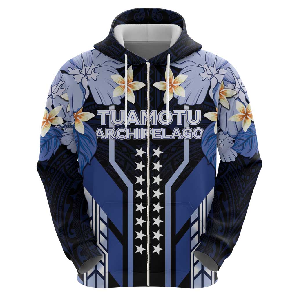 French Polynesia Tuamotu Archipelago Zip Hoodie Polynesian Pattern Unique Style LT05 - Polynesian Pride