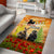 Australia And New Zealand ANZAC Day Area Rug Kangaroo And Kiwi Bird Soldiers Lest We Forget