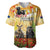 Australia And New Zealand ANZAC Day Baseball Jersey Kangaroo And Kiwi Bird Soldiers Lest We Forget LT05 Yellow - Polynesian Pride