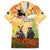 Australia And New Zealand ANZAC Day Family Matching Long Sleeve Bodycon Dress and Hawaiian Shirt Kangaroo And Kiwi Bird Soldiers Lest We Forget LT05 Dad's Shirt - Short Sleeve Yellow - Polynesian Pride