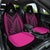 New Zealand Fern Rugby Car Seat Cover Pink Maori Pattern