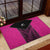 New Zealand Fern Rugby Rubber Doormat Pink Maori Pattern