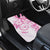 Polynesian Pattern With Plumeria Flowers Car Mats Pink